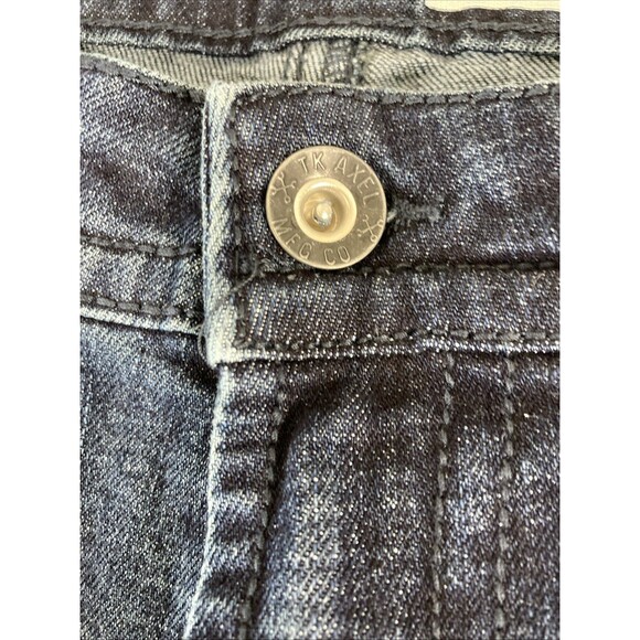 TK Axel Jeans Mens 38/30 Blue Slim Boot Leg Cut Dark Blue Wash - Picture 3 of 11